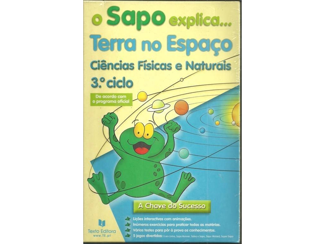 Libro O Sapo Explica ... Terra no Espaço- Cd-Rom-Ciências Físicas e Naturais 3º Ciclo (Portugués)