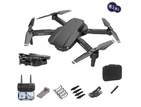 Mini Drone LKC E99P profissional com câmara Full HD 1080 doble cámara + 1 Bateria - Negro