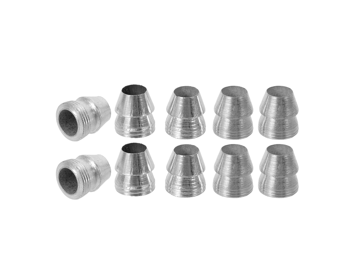 Juego De 10 Cuñas Redondas De Metal De 16 Mm Para Mangos De Hachas Y Martillos.