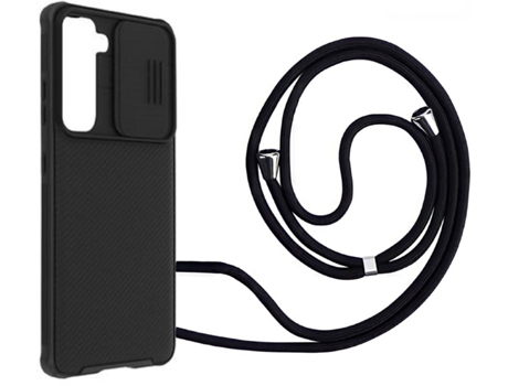 Funda Samsung S21 Camshield con Collar Negro