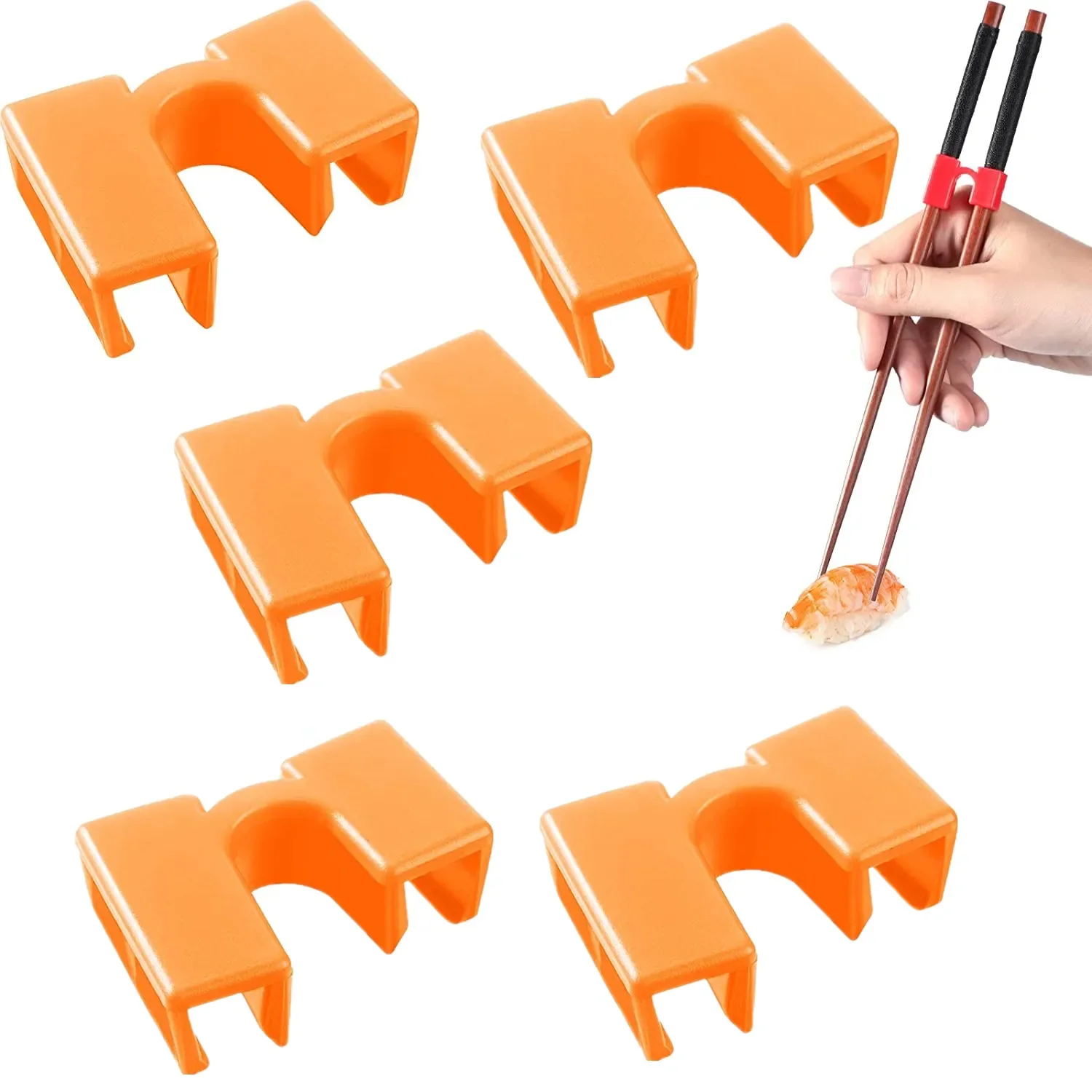Paquete de 5 cucharas auxiliares reutilizables con conectores MDUG (naranja)