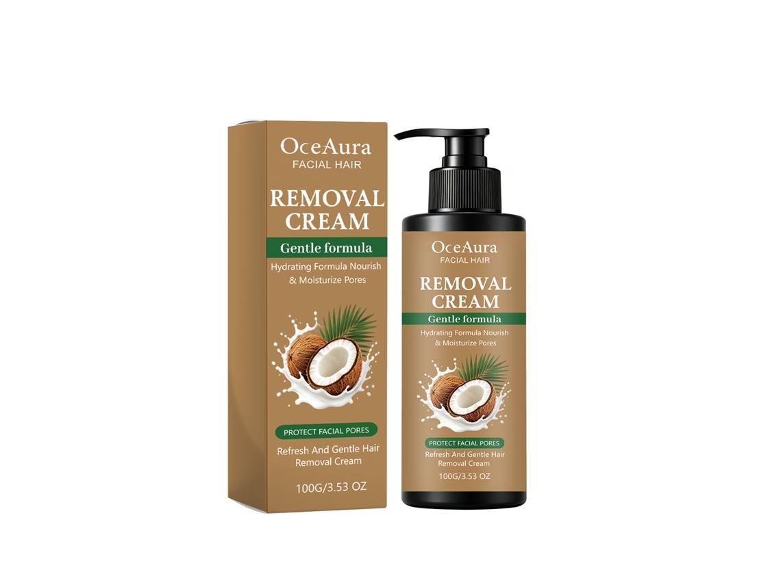 Crema depilatoria suave para el rostro Oceanaura