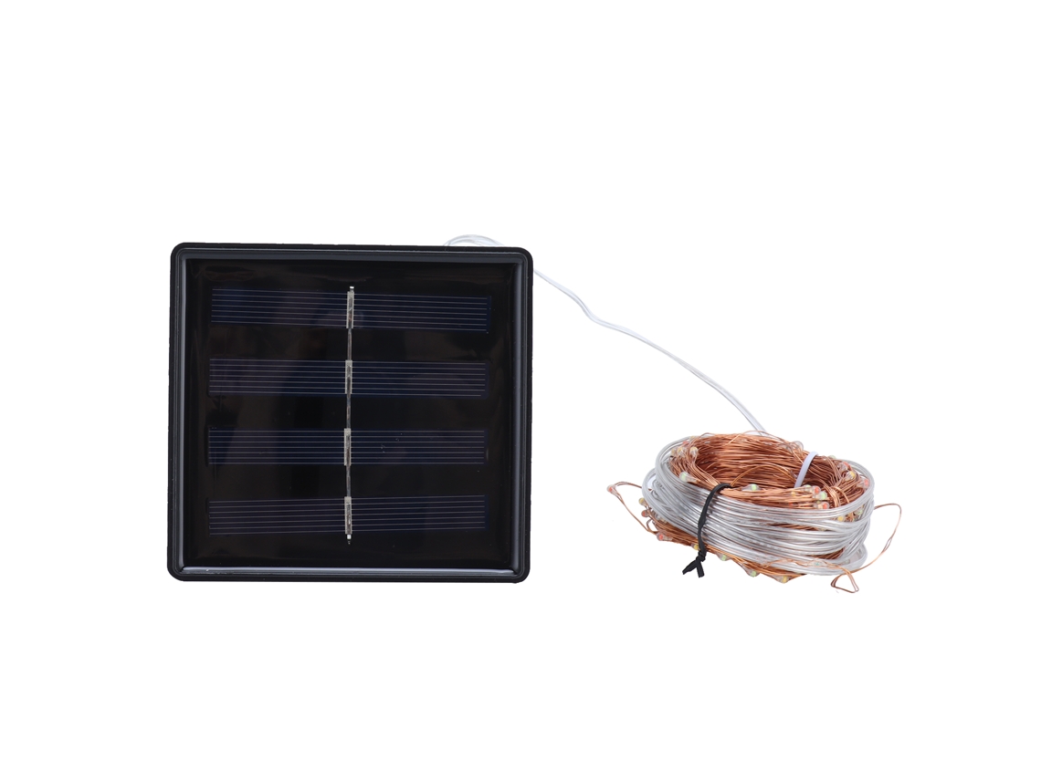 Bj-luz De Cadena Solar Impermeável Com 300led 30m Cabo De Cobre 8 Modos Para Decoração De Jardim E Festa
