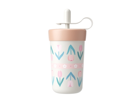 Taza de café portátil para exteriores de acero inoxidable 316 con pajita SIN MARCA