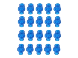 20 Válvulas Unidireccionales Para Reanimador Cardiopulmonar (accesorio De Repuesto) - Azul