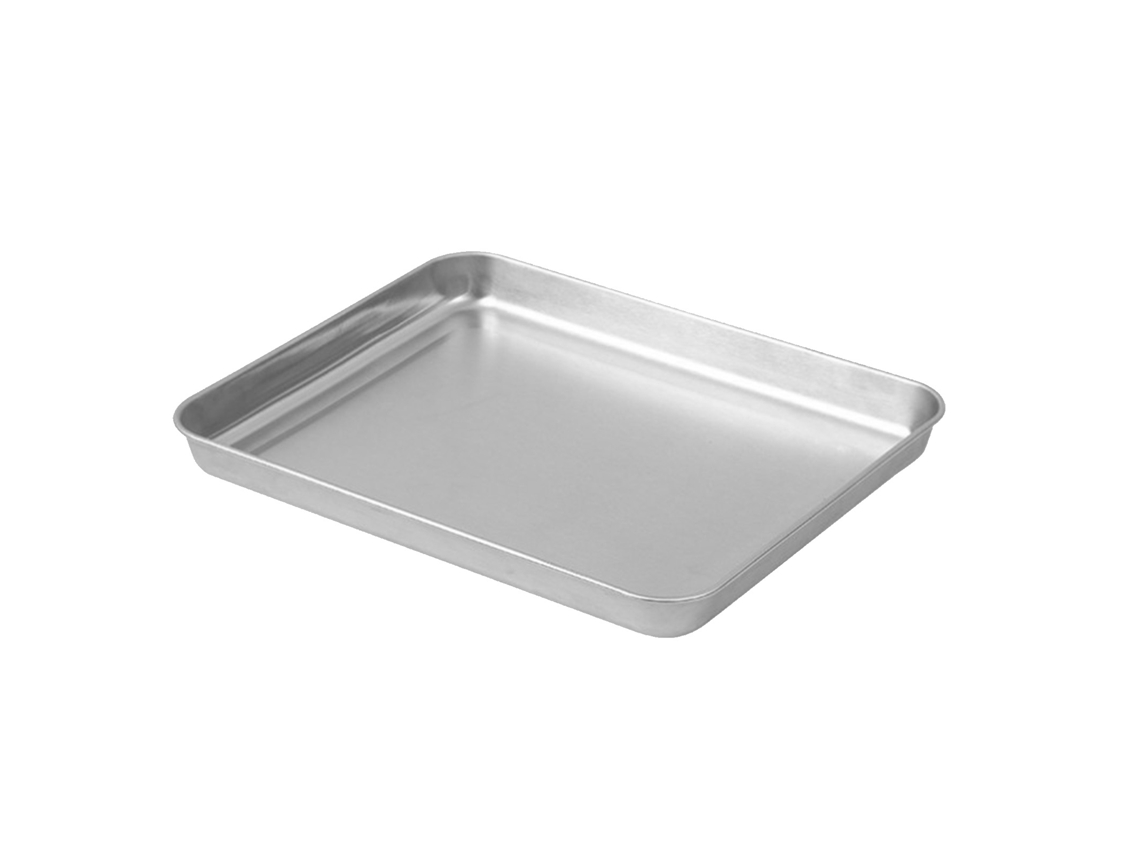 Bandeja Rectangular De Acero Inoxidable Gruesa E Innovadora Para Hornear, Asar A La Parrilla Y Cocinar Al Vapor - Grande