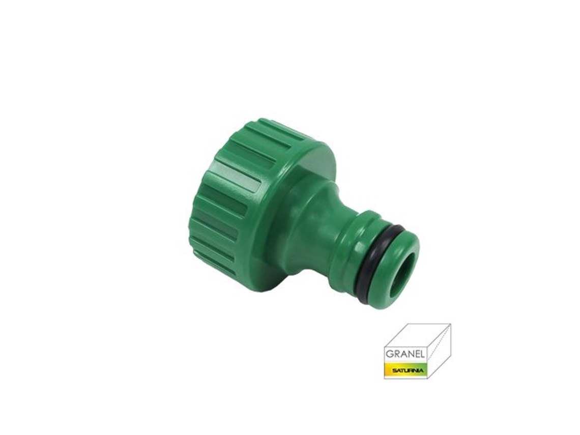 Adaptador de manguera de plástico Saturnia Bulk 3/4 hembra