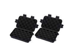 Juego de 2 cajas de transporte de supervivencia portátiles, ideales para actividades al aire libre y supervivencia en la naturaleza.