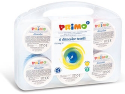 Guaches PRIMO Pintura Dedos Textil Varios Colores (6 unidades - 100 ml)