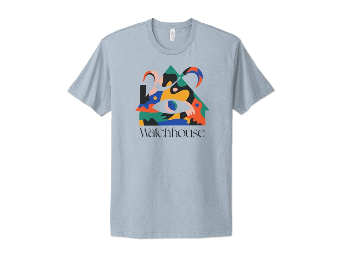 Watchhouse Abstract blue T-shirt Rockinstone Unisex Adults Best Sellers Size:xl