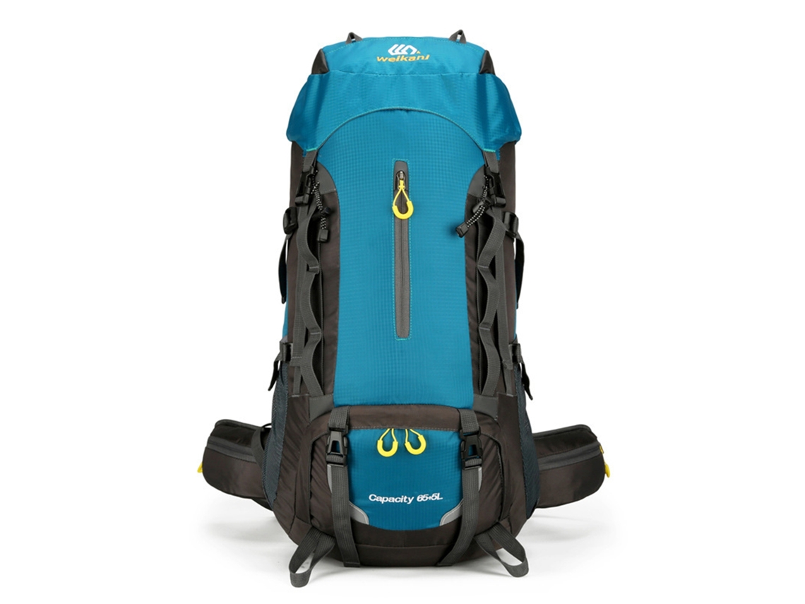 Mochila de montaña con capacidad de 70 litros, mochila multifuncional grande para deportes al aire libre, acampada y viajes.
