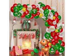 Kit de arco de globos navideños, globos para decoración de fiestas NEVEANCE