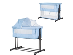 Cuna de colecho con barandilla abatible ZEN convertible en parque de Chipolino sky blue