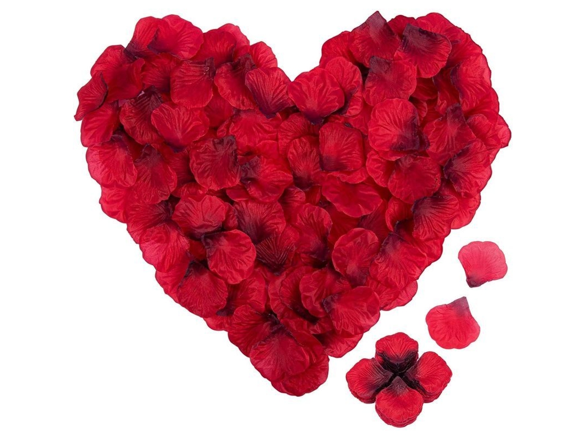4000 Pétalos De Rosa Artificiales De Seda Blanca Para Bodas, San Valentín Y Fiestas.