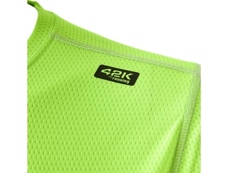 Camiseta de Hombre para Running 42K RUNNING Lunar Verde (L)
