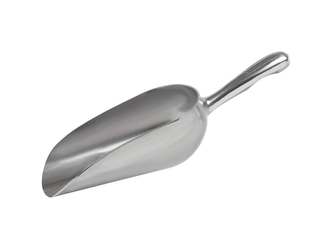 2026da-cuchara De Aluminio Fundido Para Uso Múltiple Con Mango Acanalado Y Fondo Redondo