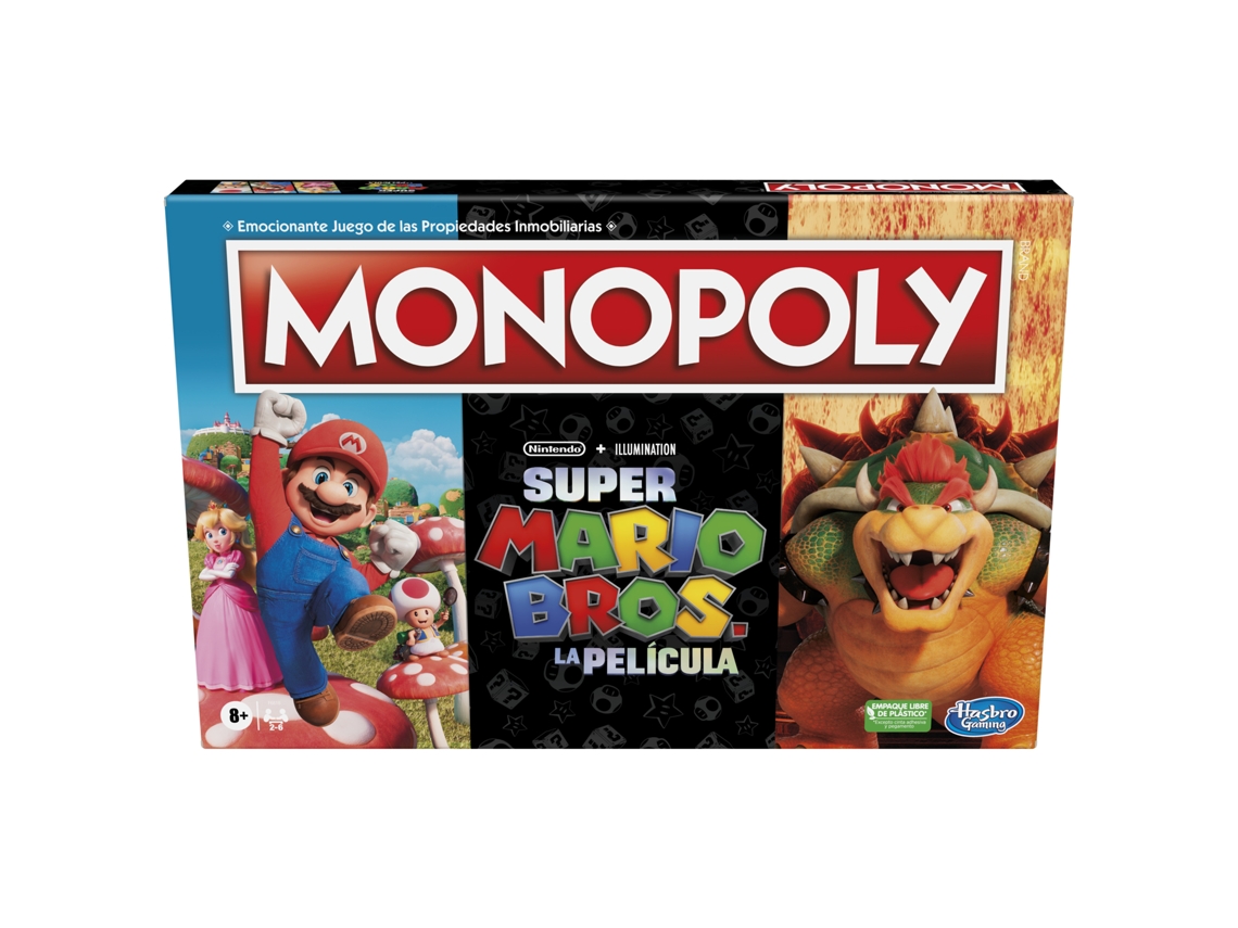 Juego de Mesa MONOPOLY The Super Mario Bros. Movie (Edad Mínima Recomendada: 8 años - Versión en Español)