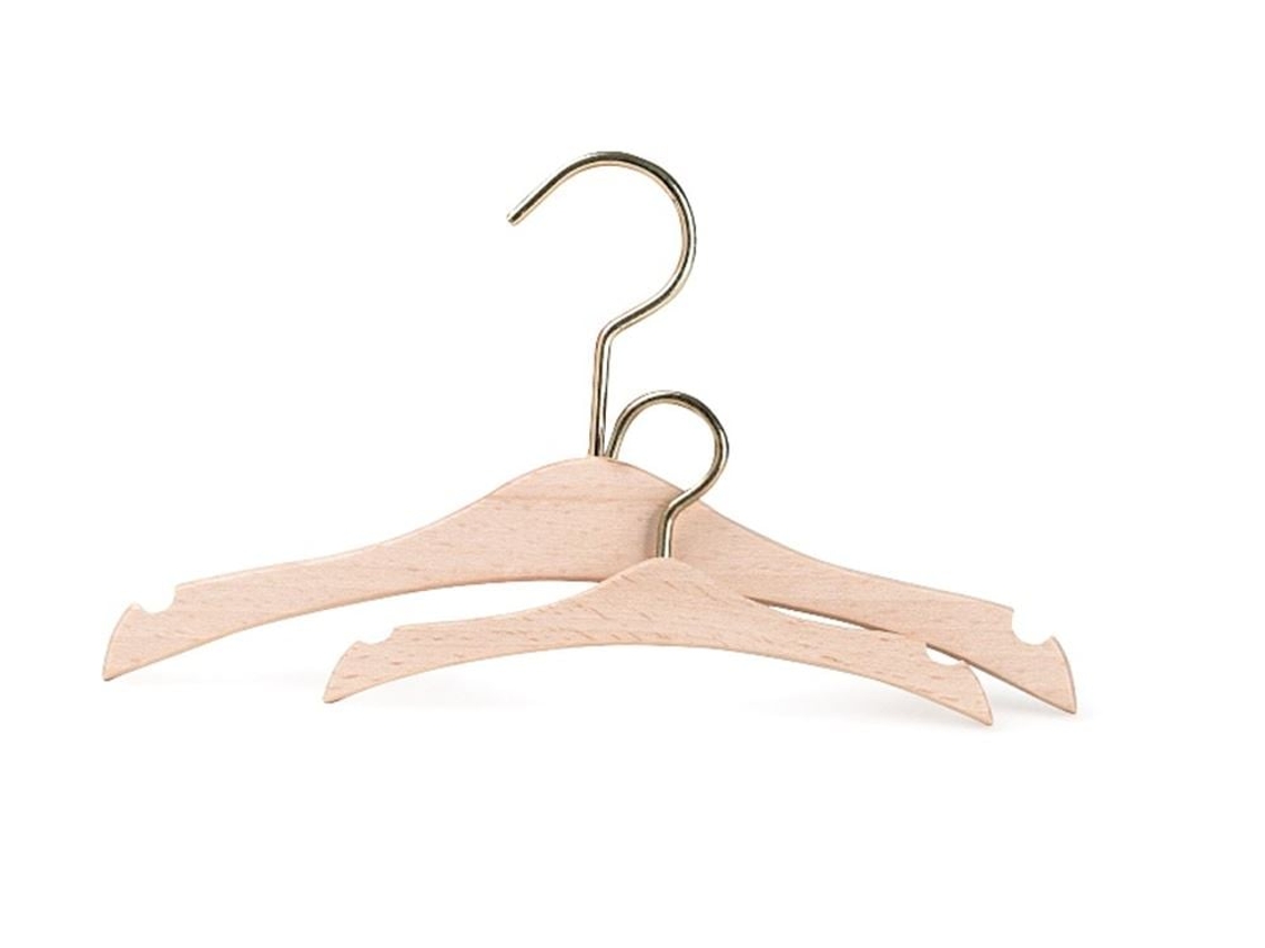Juego de perchas de madera Egmont Toys, 13 cm (6 piezas)