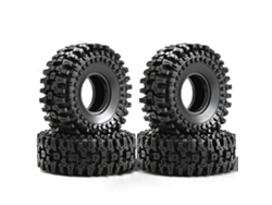 4 Neumáticos De Goma De 120 Mm Para Coche Teledirigido Axial Scx10 Trx4 Redcat Gen8 1:10