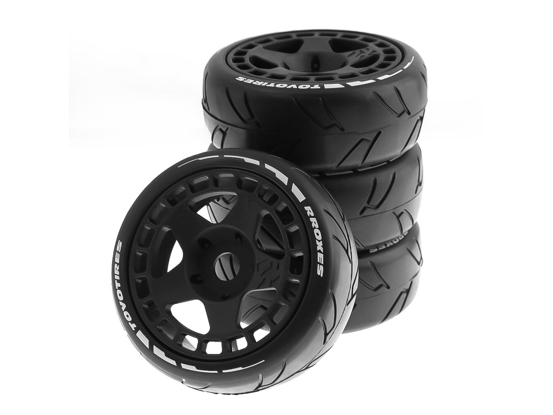 Neumáticos de rally para carretera, ruedas hexagonales de 17 mm para ARRMA ZD Racing HSP HRN X3GT 1/7 1/8 RC, piezas de modelos de vehículos