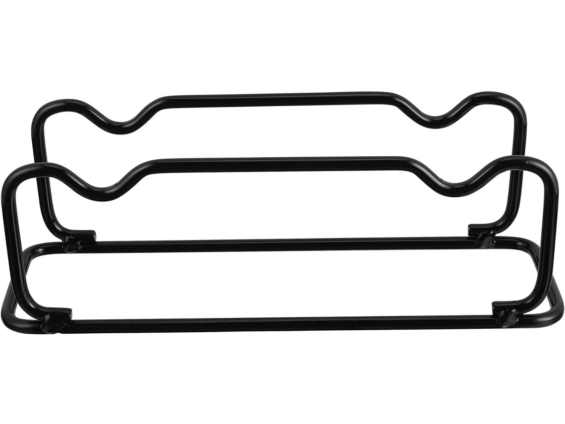 Gran soporte antideslizante de hierro negro para mancuernas, ideal para el fitness, los deportes y el uso doméstico.