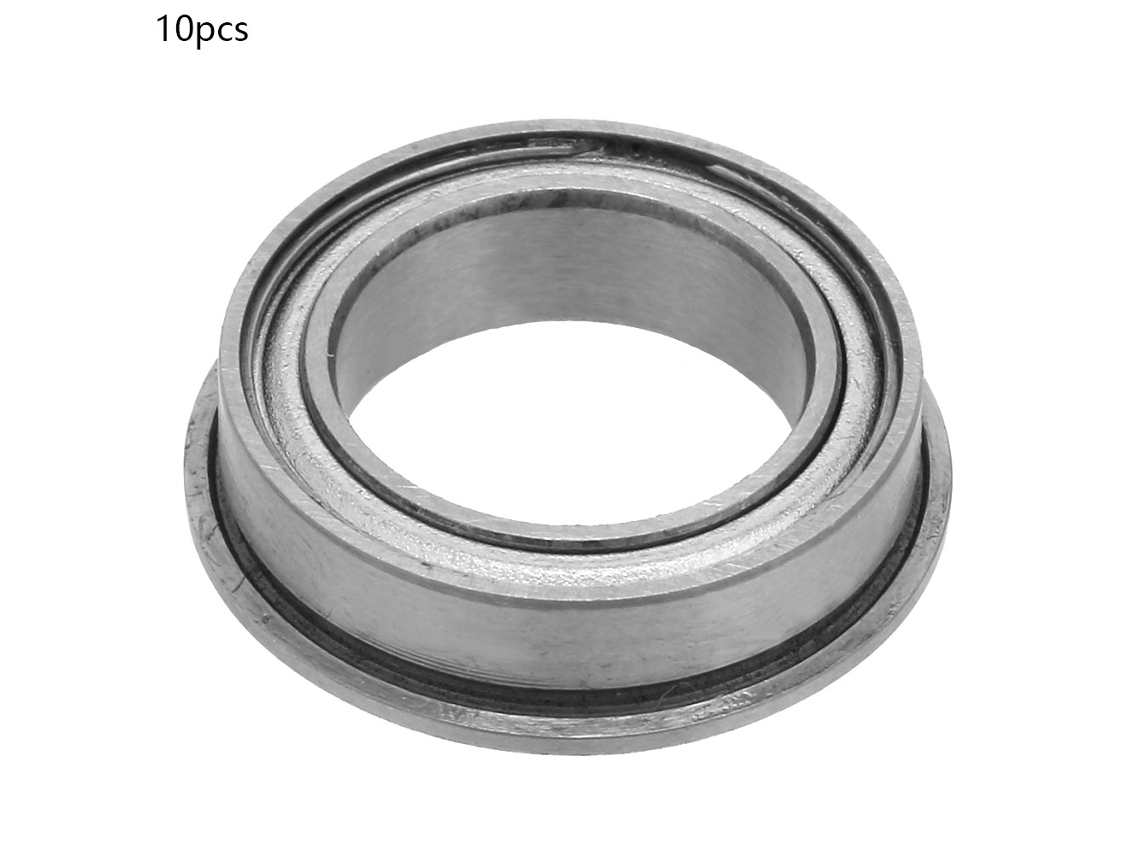 10 Rodamientos De Bolas De Ranura Profunda Sellados F6700zz De Acero, 10x19x7mm Y 10x15x4mm.