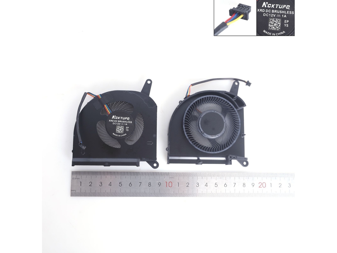 Ventilador para portátil Aorus 15g 15p 17p Rx7g Rx5g Rp77 Rp75 1cmlr Compatible con copia alta