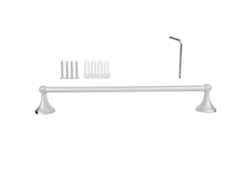Colgador de Toallas de Acero Inoxidable, 50 cm, para Baños y Hoteles NEVEANCE
