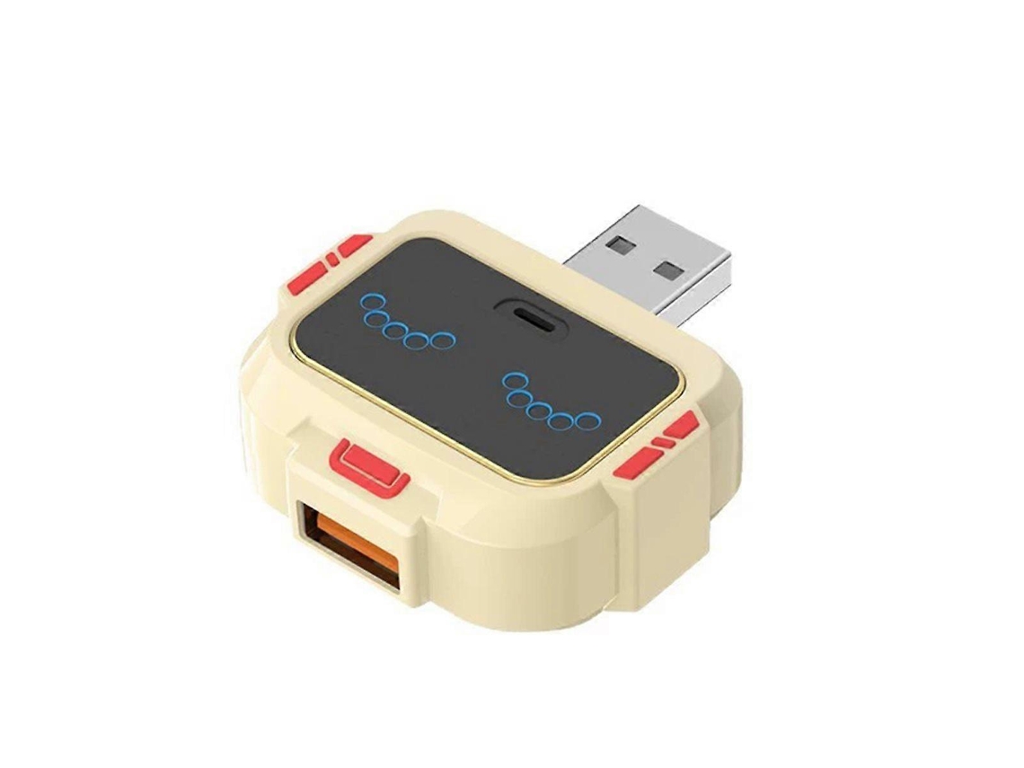 Enchufe USB inteligente con convertidor de voz, luces y control de voz en inglés, estación de expansión de enchufes Nostalgia88 (EE. UU.)