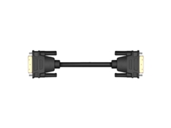 Cable Dvi Macho A Macho De 24+1 Pines, 1 M/3,3 Pies, Transmisión Hd 1080p, Conectores Chapados En Oro.