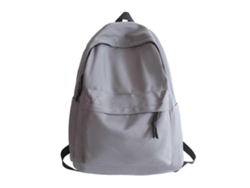 Mochila escolar 2024 con correas dobles, gran capacidad, ideal para estudiantes y viajes, gris
