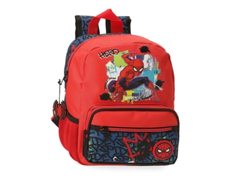 MARVEL Mochila Escolar Poliéster Spiderman Urban Rojo