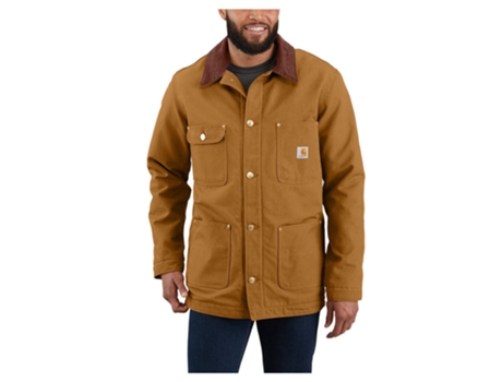 Casacos CARHARTT Casaco Firm Duck Chore Castanho S