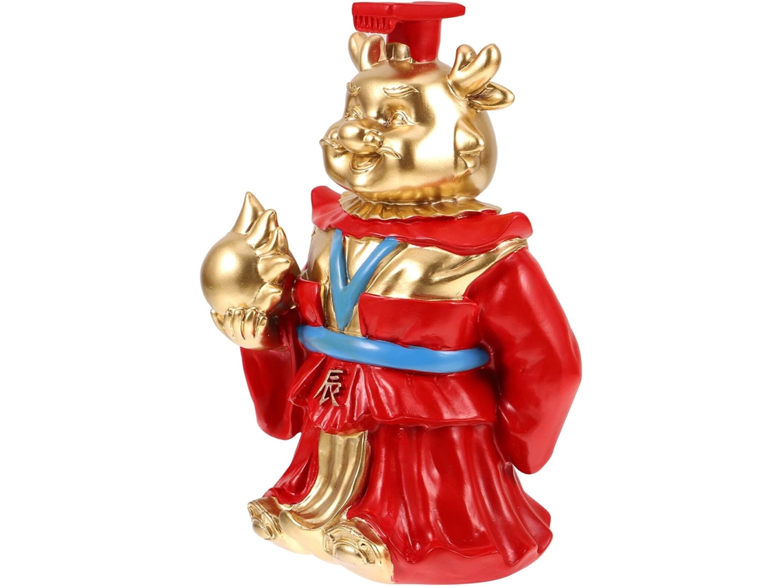 Figura de dragón GOKOCO del zodíaco chino, resina, adorno compacto de oficina (sin dimensiones)