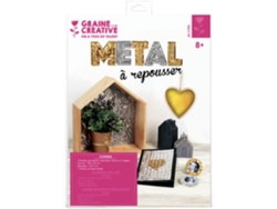 Metal para Grabado y Repujado Dorado 3 Hojas 18,5x29 Cm Grano Creativo