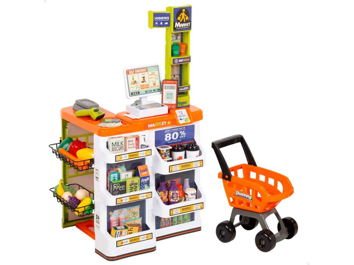 Supermercado juguete c/carrito, luz y sonido My Home