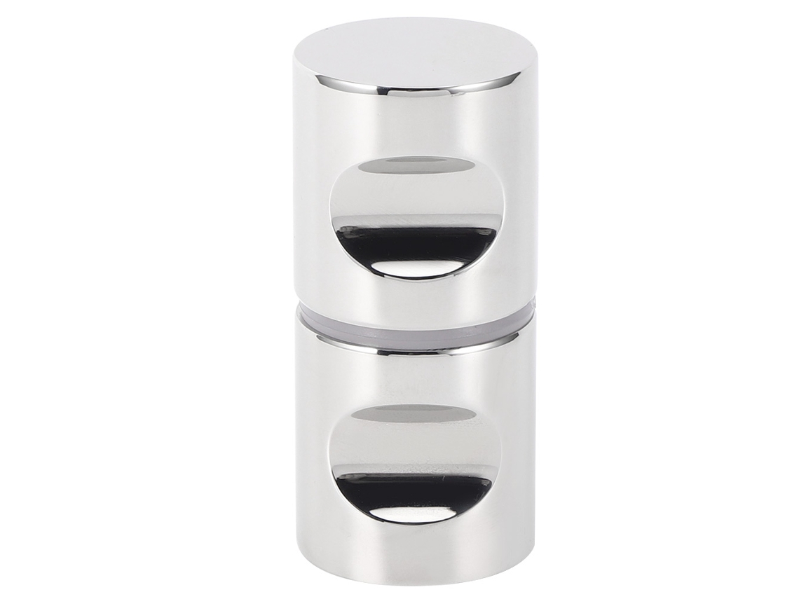Manija de puerta de vidrio de acero inoxidable 304 para baño doméstico