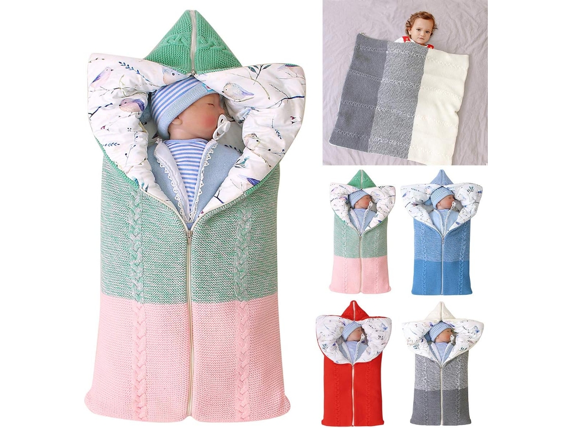 Saco De Dormir Para Bebé, Saco De Dormir Acolchado Antipatadas Con Cremallera Para Bebés De 0 A 24 Meses, Verde Czhhmart