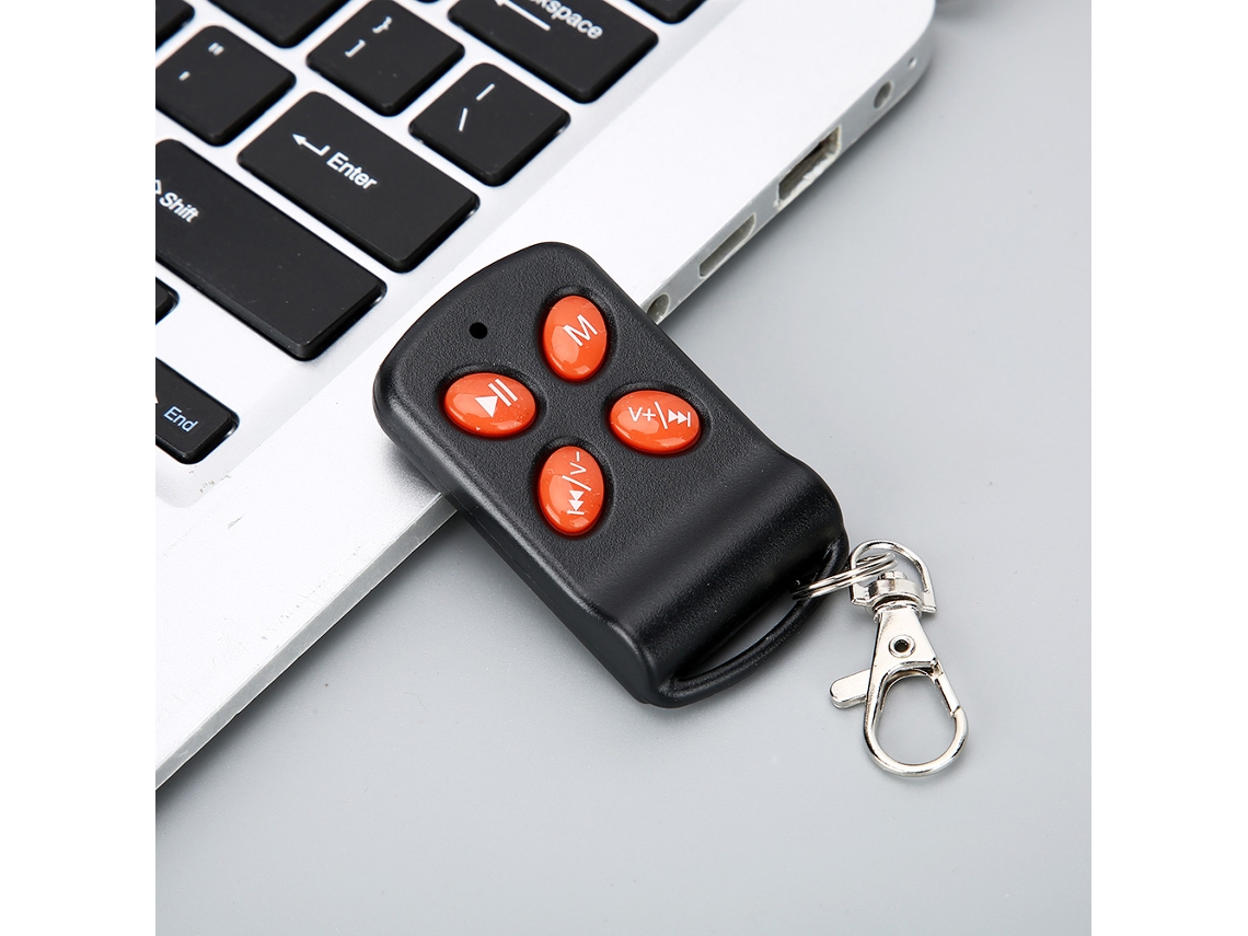 Controle Remoto Sem Fio Clonador 4 Botões 315m 433m Duplicador Transmissor Laranja
