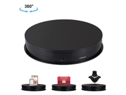 Plataforma giratoria eléctrica de 360 grados para exposiciones y fotografía, soporte universal para joyería y vídeo.