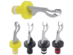 4 Tapones Para Botellas De Vino Con Palanca, Cierre Hermético, Multicolor Lzk