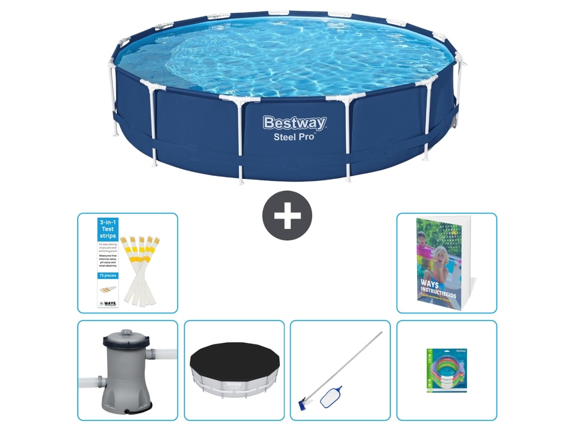 Bestway Piscina Bestway Steel Pro Redonda - 396x84 Cm - 7-peças S299