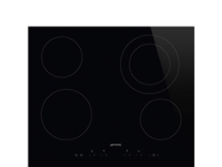 Placa empotrable universal SE364ETD, 60 cm, cerámica, 4 zonas, SMEG
