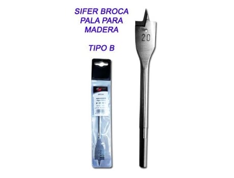 Sifer broca de pala para madera 35 tipo b