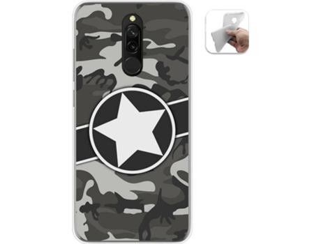Carcasa Xiaomi Redmi 8 TUMUNDOSMARTPHONE Camuflaje 02 Multicolor