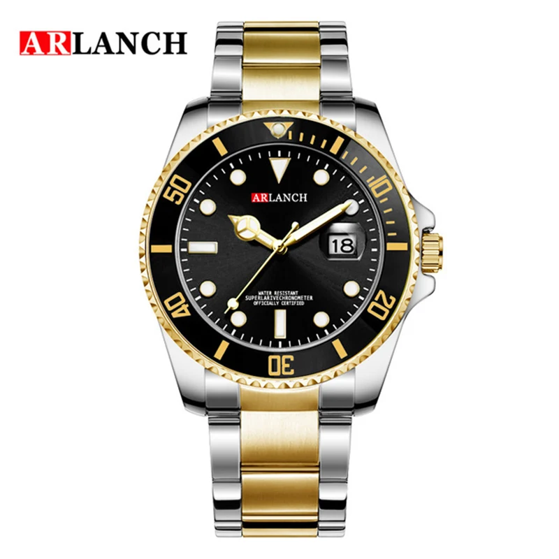Reloj De Pulsera De Cuarzo Para Hombre, Resistente Al Agua, Luminoso, Con Indicador De Fecha.