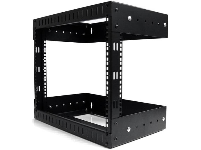 Soporte Rack STARTECH.COM RK812WALLOA 61.2 kg 8U Negro