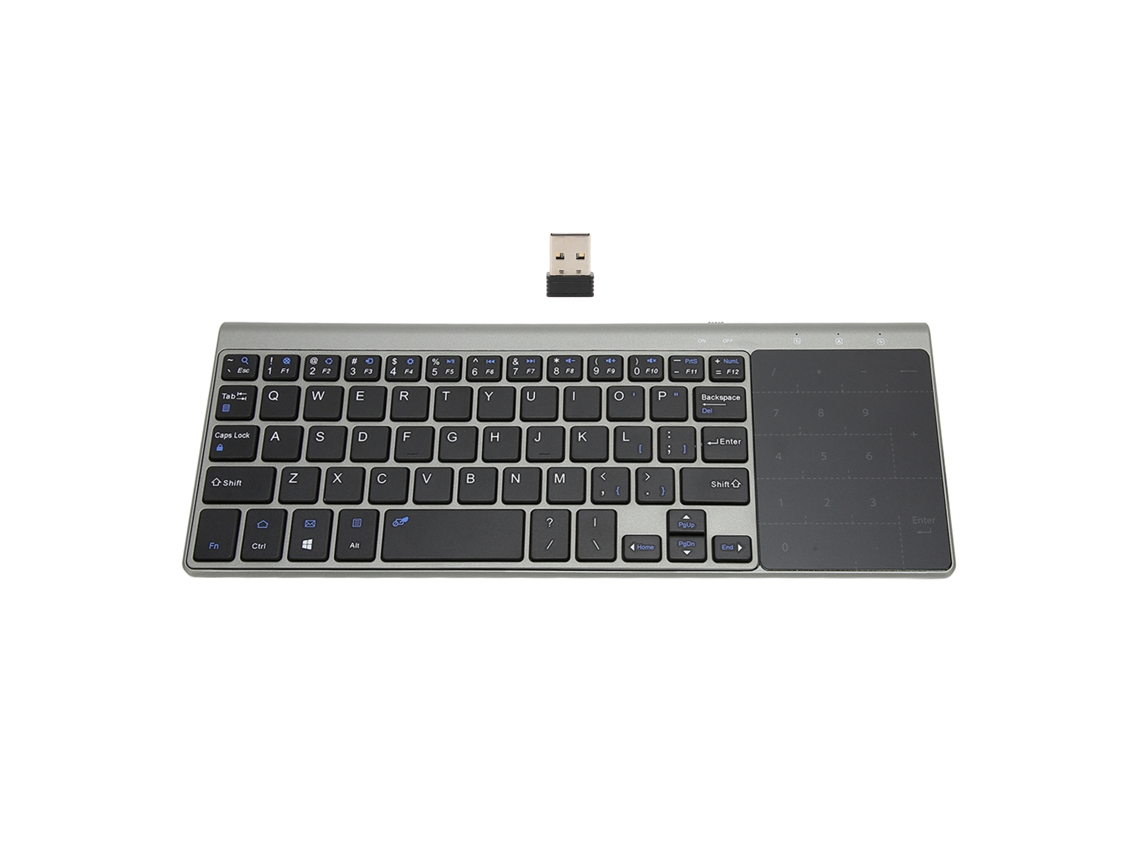 Teclado inalámbrico (con panel táctil y teclado numérico)