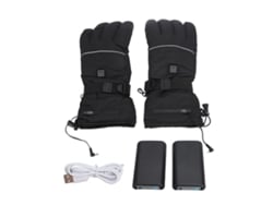 Luvas Elétricas Aquecidas Impermeáveis Nylon Tela Tática Bateria Incluída Para Inverno Ski Ciclismo Outdoor