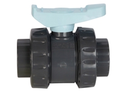 Doble union pvc valvula para encolar 50mm pn16 ast50  ASTORE